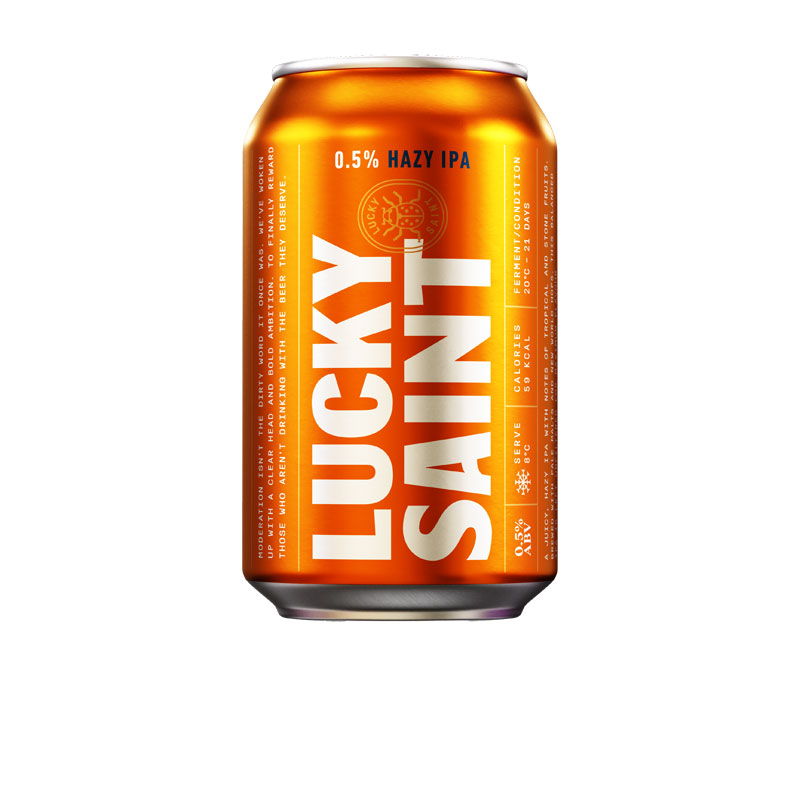 Lucky Saint Hazy IPA Cans