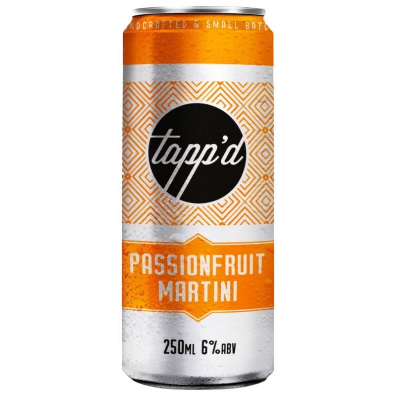 Tapp'd Passionf Martini Cans