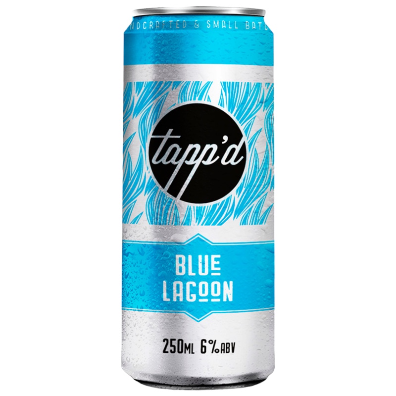 Tapp'd Blue Lagoon Cans