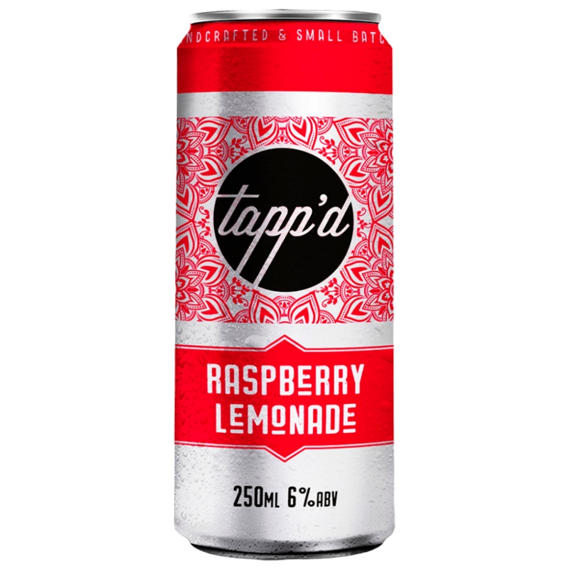 Tapp'd Rasp Lemonade Cans