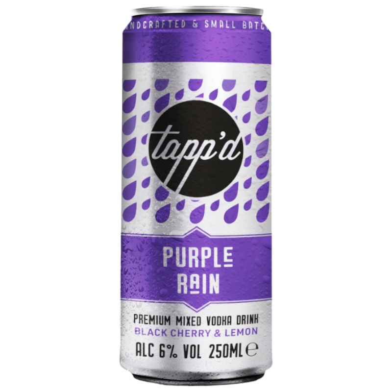 Tapp'd Purple Rain Cans